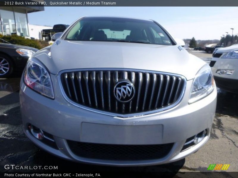 Quicksilver Metallic / Medium Titanium 2012 Buick Verano FWD