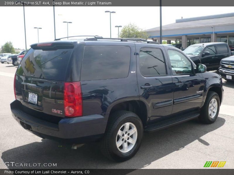 Deep Blue Metallic / Light Titanium 2009 GMC Yukon SLT 4x4