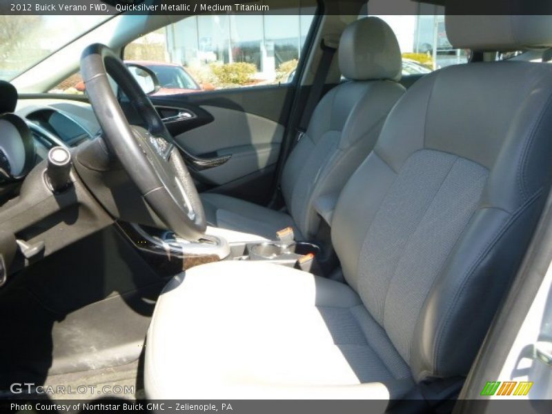 Quicksilver Metallic / Medium Titanium 2012 Buick Verano FWD