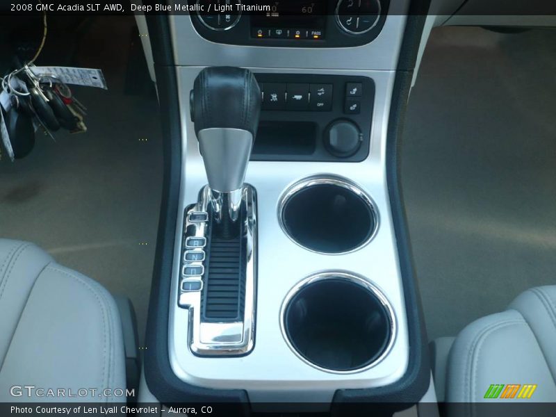 Deep Blue Metallic / Light Titanium 2008 GMC Acadia SLT AWD