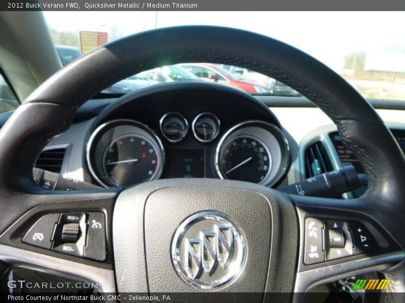 Quicksilver Metallic / Medium Titanium 2012 Buick Verano FWD