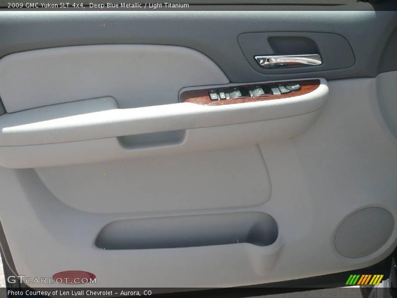 Deep Blue Metallic / Light Titanium 2009 GMC Yukon SLT 4x4
