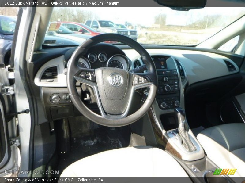 Quicksilver Metallic / Medium Titanium 2012 Buick Verano FWD