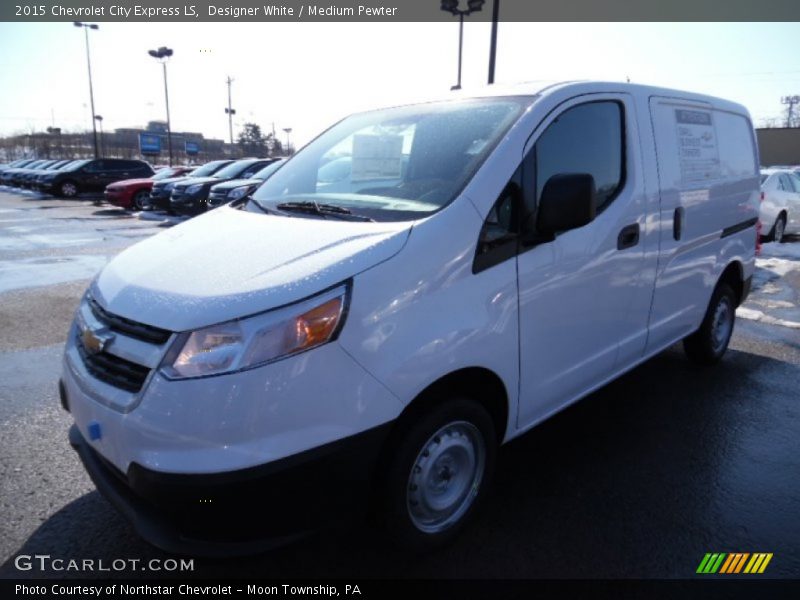 Designer White / Medium Pewter 2015 Chevrolet City Express LS