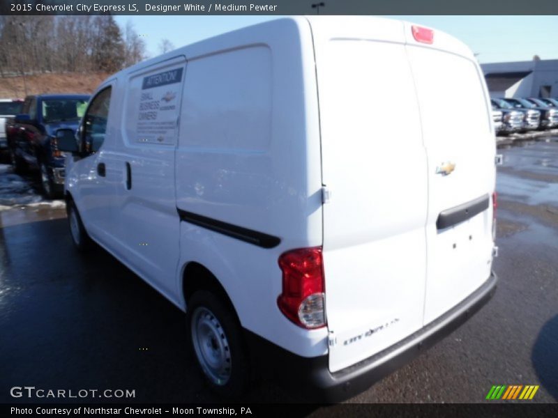 Designer White / Medium Pewter 2015 Chevrolet City Express LS