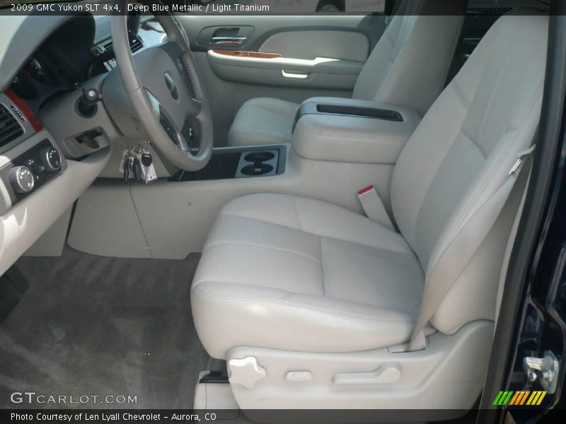 Deep Blue Metallic / Light Titanium 2009 GMC Yukon SLT 4x4