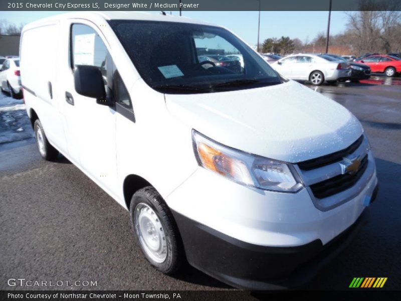 Designer White / Medium Pewter 2015 Chevrolet City Express LS