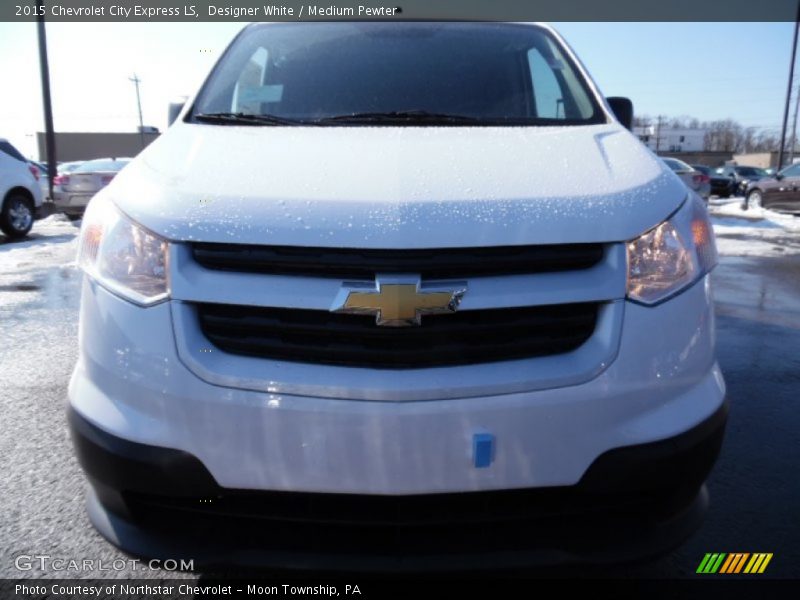 Designer White / Medium Pewter 2015 Chevrolet City Express LS