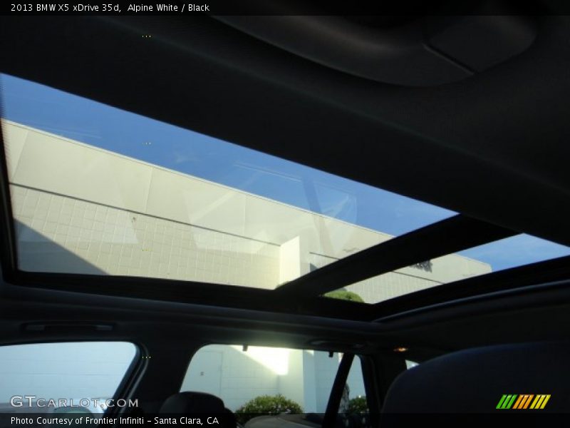 Alpine White / Black 2013 BMW X5 xDrive 35d