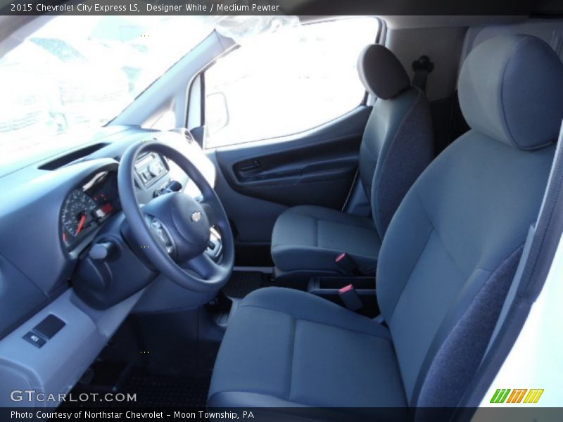 Designer White / Medium Pewter 2015 Chevrolet City Express LS