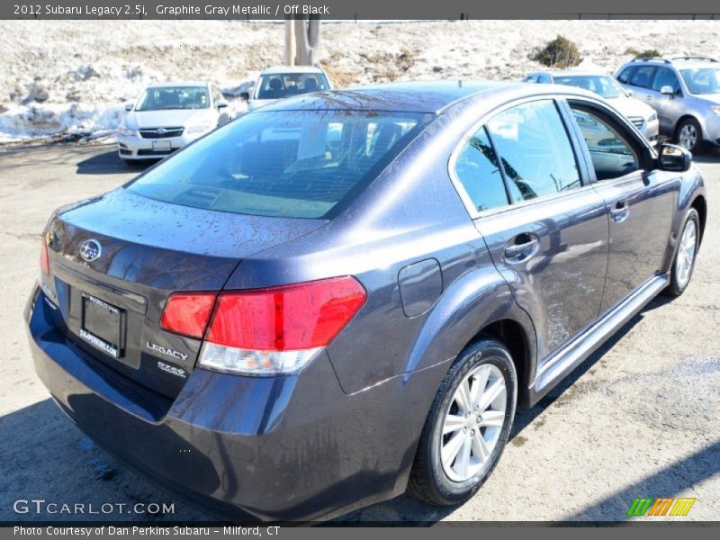 Graphite Gray Metallic / Off Black 2012 Subaru Legacy 2.5i