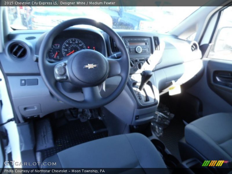 Designer White / Medium Pewter 2015 Chevrolet City Express LS