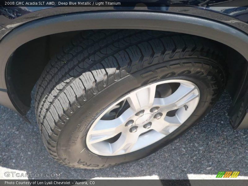 Deep Blue Metallic / Light Titanium 2008 GMC Acadia SLT AWD