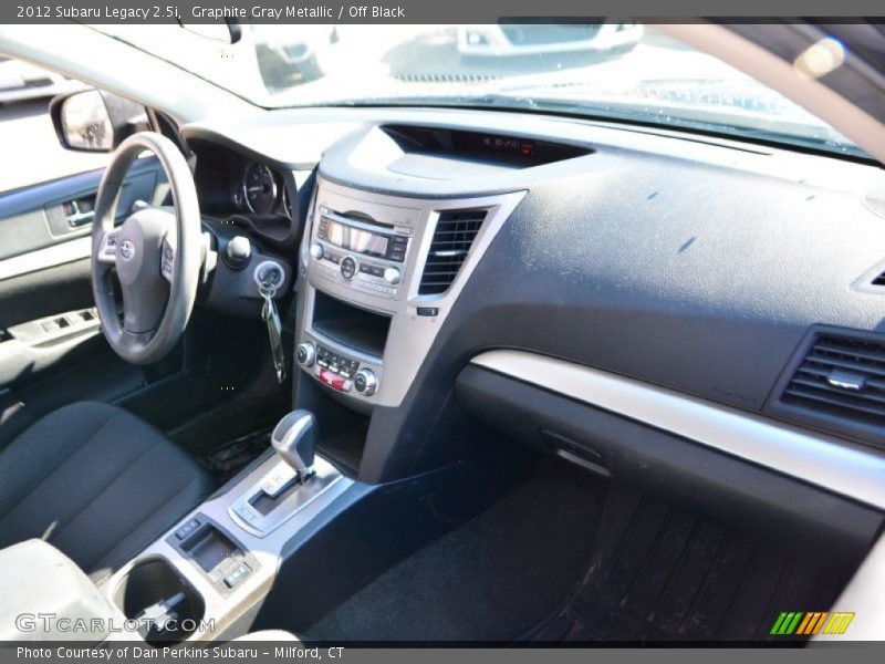 Graphite Gray Metallic / Off Black 2012 Subaru Legacy 2.5i