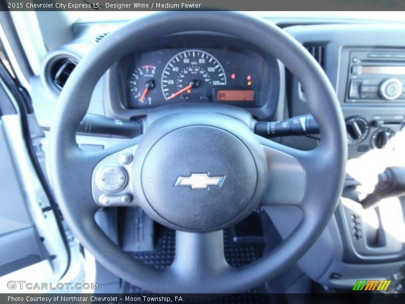 Designer White / Medium Pewter 2015 Chevrolet City Express LS