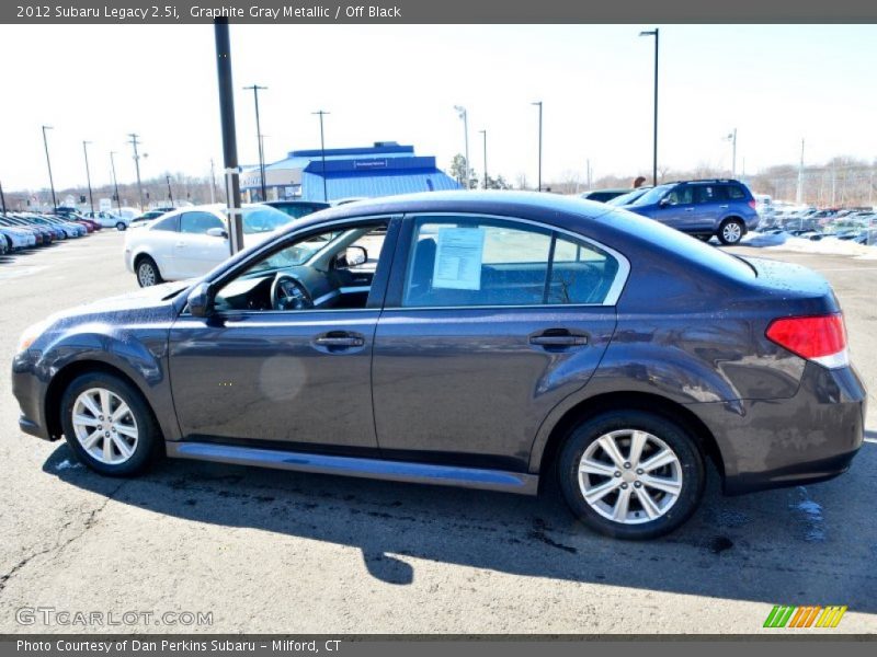 Graphite Gray Metallic / Off Black 2012 Subaru Legacy 2.5i