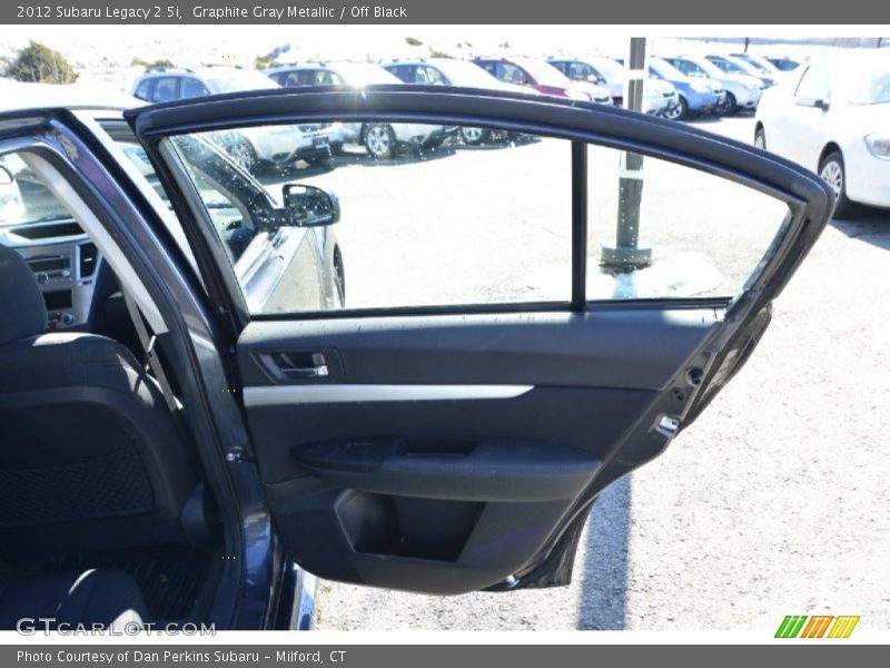 Graphite Gray Metallic / Off Black 2012 Subaru Legacy 2.5i