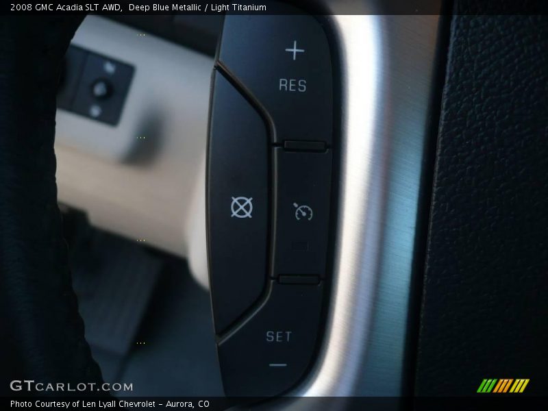 Deep Blue Metallic / Light Titanium 2008 GMC Acadia SLT AWD