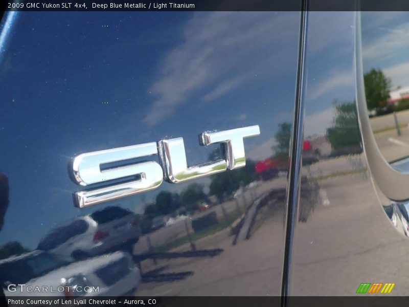 Deep Blue Metallic / Light Titanium 2009 GMC Yukon SLT 4x4