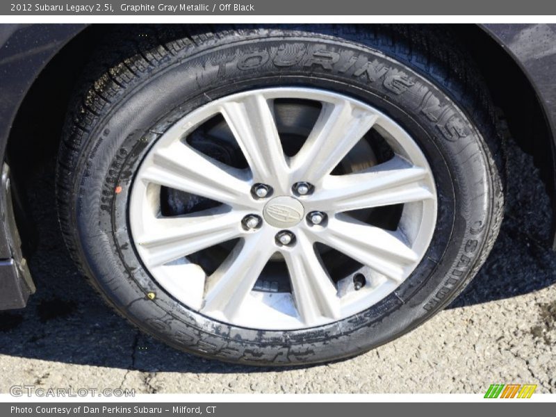 Graphite Gray Metallic / Off Black 2012 Subaru Legacy 2.5i