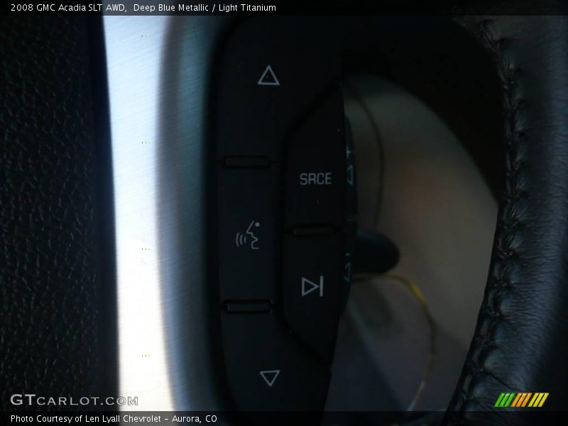 Deep Blue Metallic / Light Titanium 2008 GMC Acadia SLT AWD