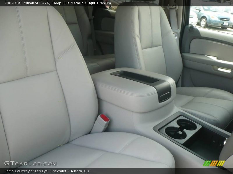 Deep Blue Metallic / Light Titanium 2009 GMC Yukon SLT 4x4