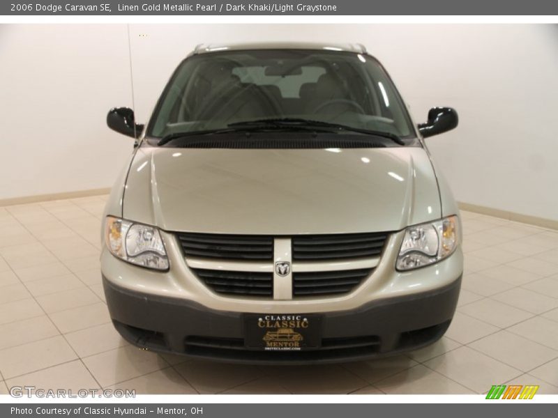 Linen Gold Metallic Pearl / Dark Khaki/Light Graystone 2006 Dodge Caravan SE