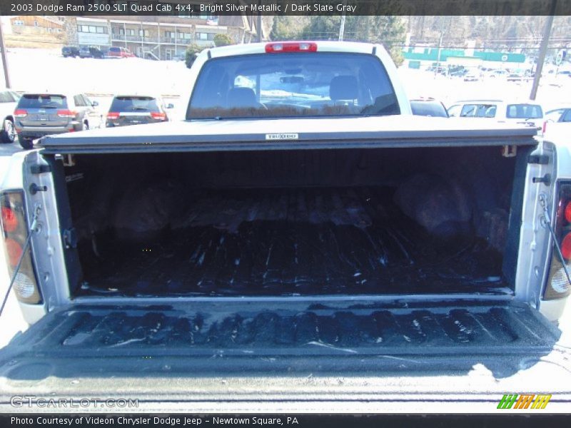 Bright Silver Metallic / Dark Slate Gray 2003 Dodge Ram 2500 SLT Quad Cab 4x4