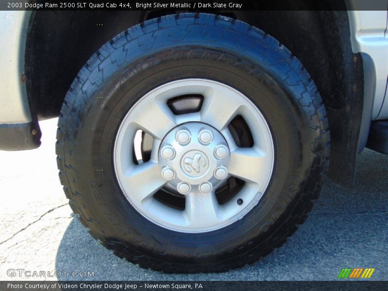 Bright Silver Metallic / Dark Slate Gray 2003 Dodge Ram 2500 SLT Quad Cab 4x4