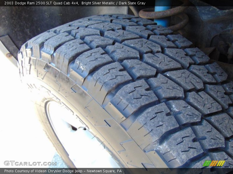 Bright Silver Metallic / Dark Slate Gray 2003 Dodge Ram 2500 SLT Quad Cab 4x4