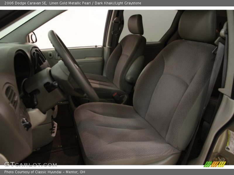Linen Gold Metallic Pearl / Dark Khaki/Light Graystone 2006 Dodge Caravan SE