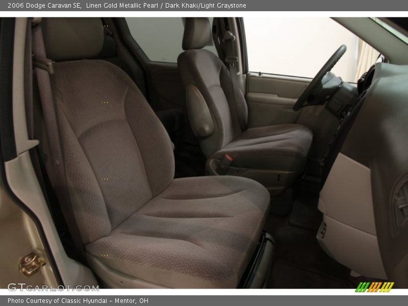 Linen Gold Metallic Pearl / Dark Khaki/Light Graystone 2006 Dodge Caravan SE
