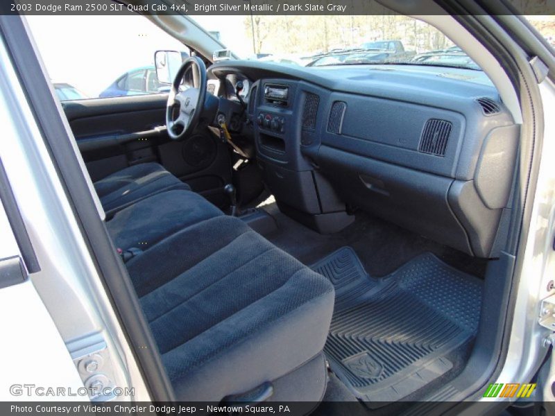 Bright Silver Metallic / Dark Slate Gray 2003 Dodge Ram 2500 SLT Quad Cab 4x4
