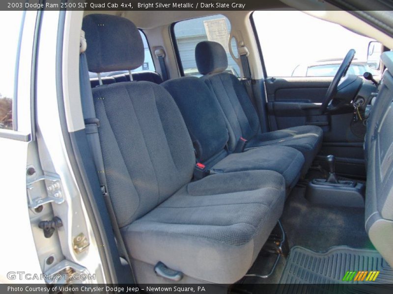 Bright Silver Metallic / Dark Slate Gray 2003 Dodge Ram 2500 SLT Quad Cab 4x4