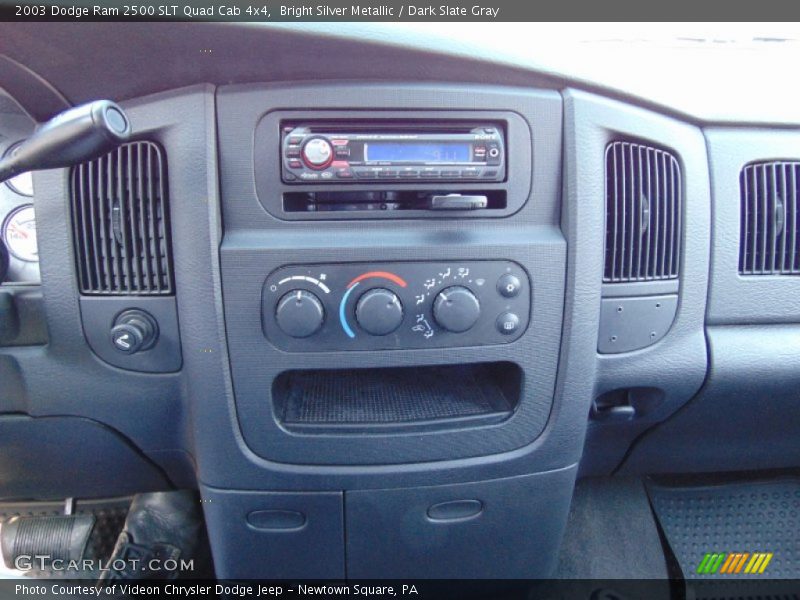 Bright Silver Metallic / Dark Slate Gray 2003 Dodge Ram 2500 SLT Quad Cab 4x4