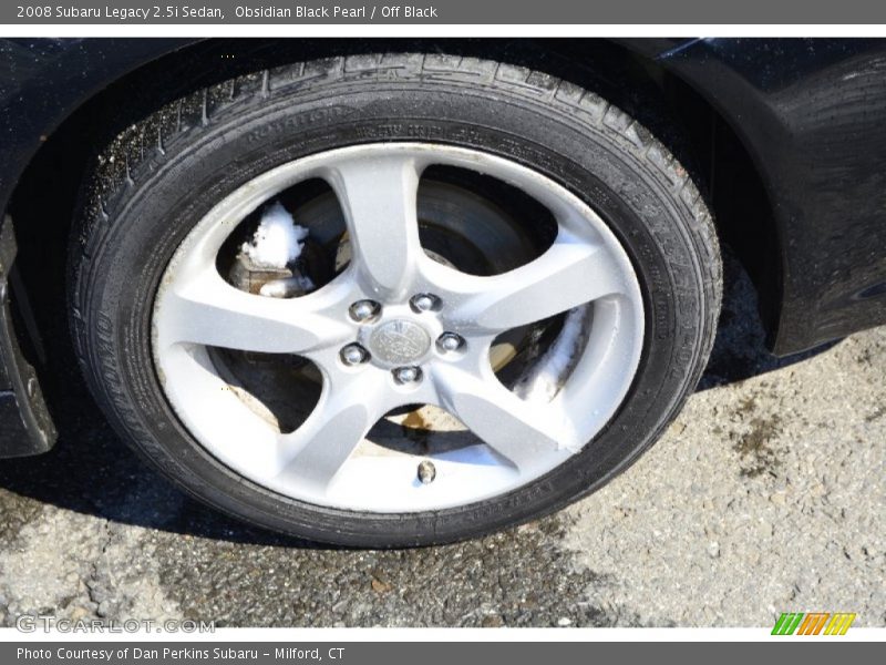 Obsidian Black Pearl / Off Black 2008 Subaru Legacy 2.5i Sedan