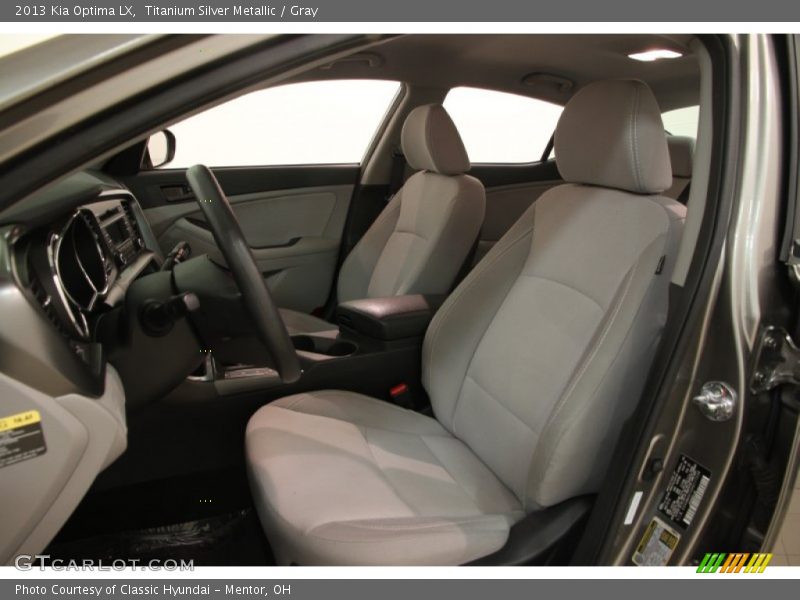 Titanium Silver Metallic / Gray 2013 Kia Optima LX