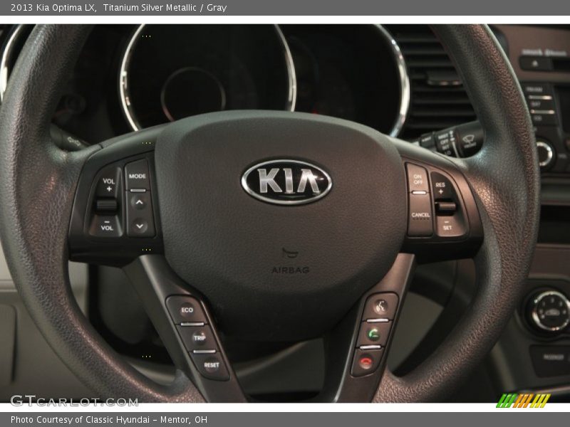 Titanium Silver Metallic / Gray 2013 Kia Optima LX