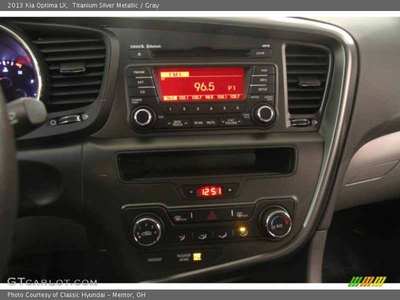 Titanium Silver Metallic / Gray 2013 Kia Optima LX