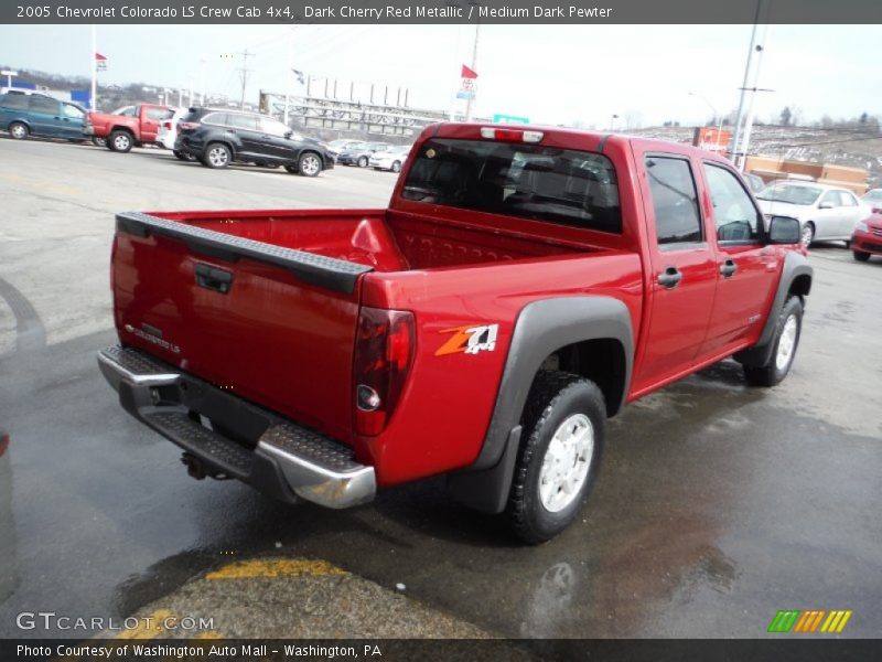 Dark Cherry Red Metallic / Medium Dark Pewter 2005 Chevrolet Colorado LS Crew Cab 4x4
