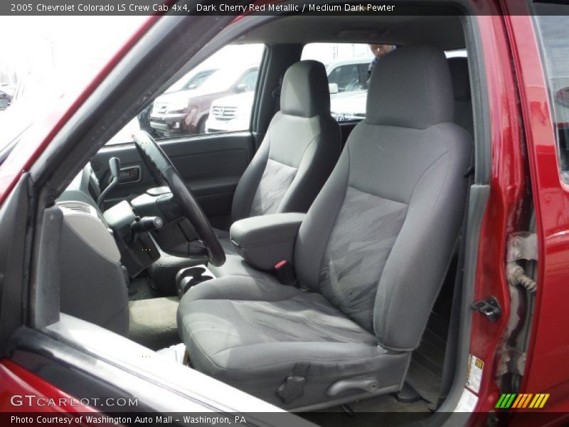 Dark Cherry Red Metallic / Medium Dark Pewter 2005 Chevrolet Colorado LS Crew Cab 4x4