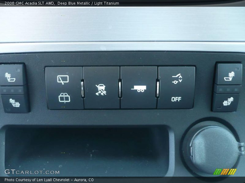 Deep Blue Metallic / Light Titanium 2008 GMC Acadia SLT AWD