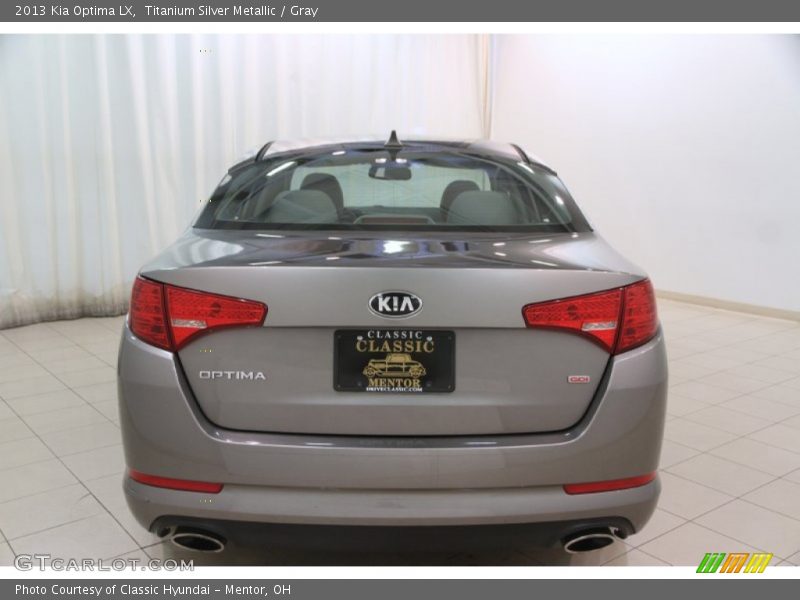 Titanium Silver Metallic / Gray 2013 Kia Optima LX