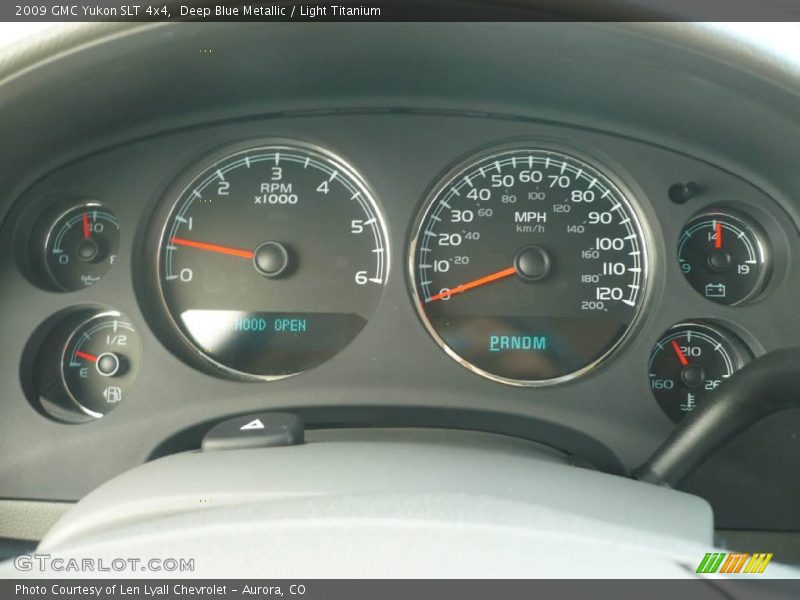 Deep Blue Metallic / Light Titanium 2009 GMC Yukon SLT 4x4