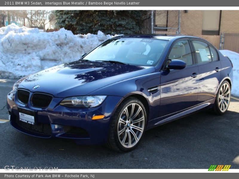 Interlagos Blue Metallic / Bamboo Beige Novillo Leather 2011 BMW M3 Sedan