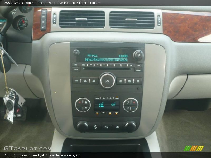 Deep Blue Metallic / Light Titanium 2009 GMC Yukon SLT 4x4