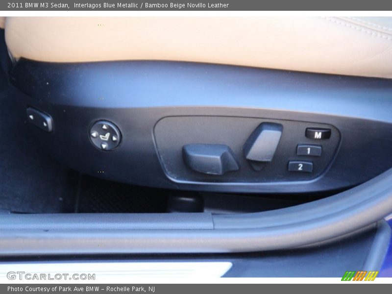 Interlagos Blue Metallic / Bamboo Beige Novillo Leather 2011 BMW M3 Sedan