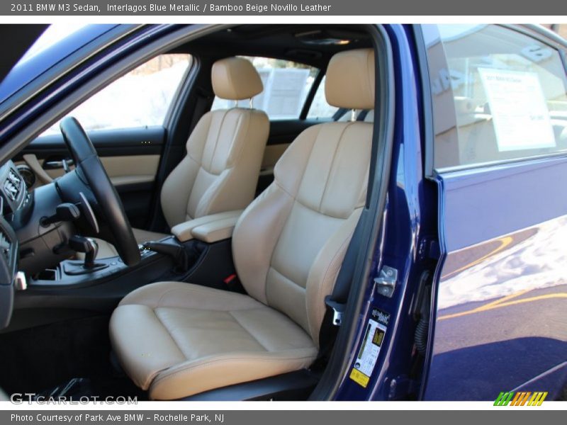 Interlagos Blue Metallic / Bamboo Beige Novillo Leather 2011 BMW M3 Sedan