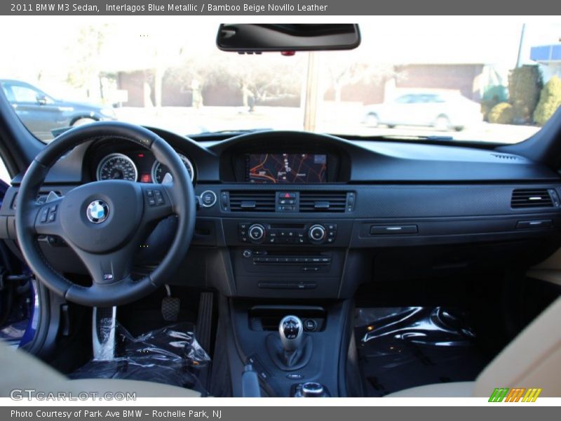 Interlagos Blue Metallic / Bamboo Beige Novillo Leather 2011 BMW M3 Sedan