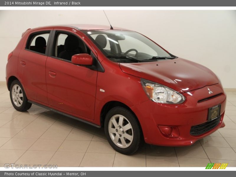 Infrared / Black 2014 Mitsubishi Mirage DE